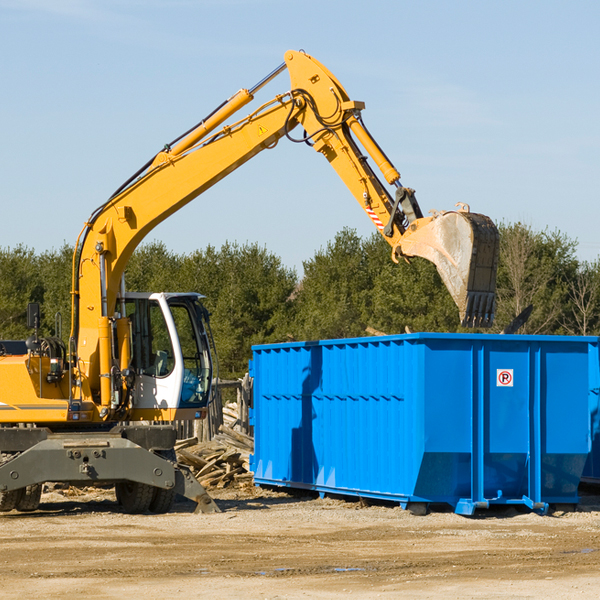 what size residential dumpster rentals are available in Onslow Iowa